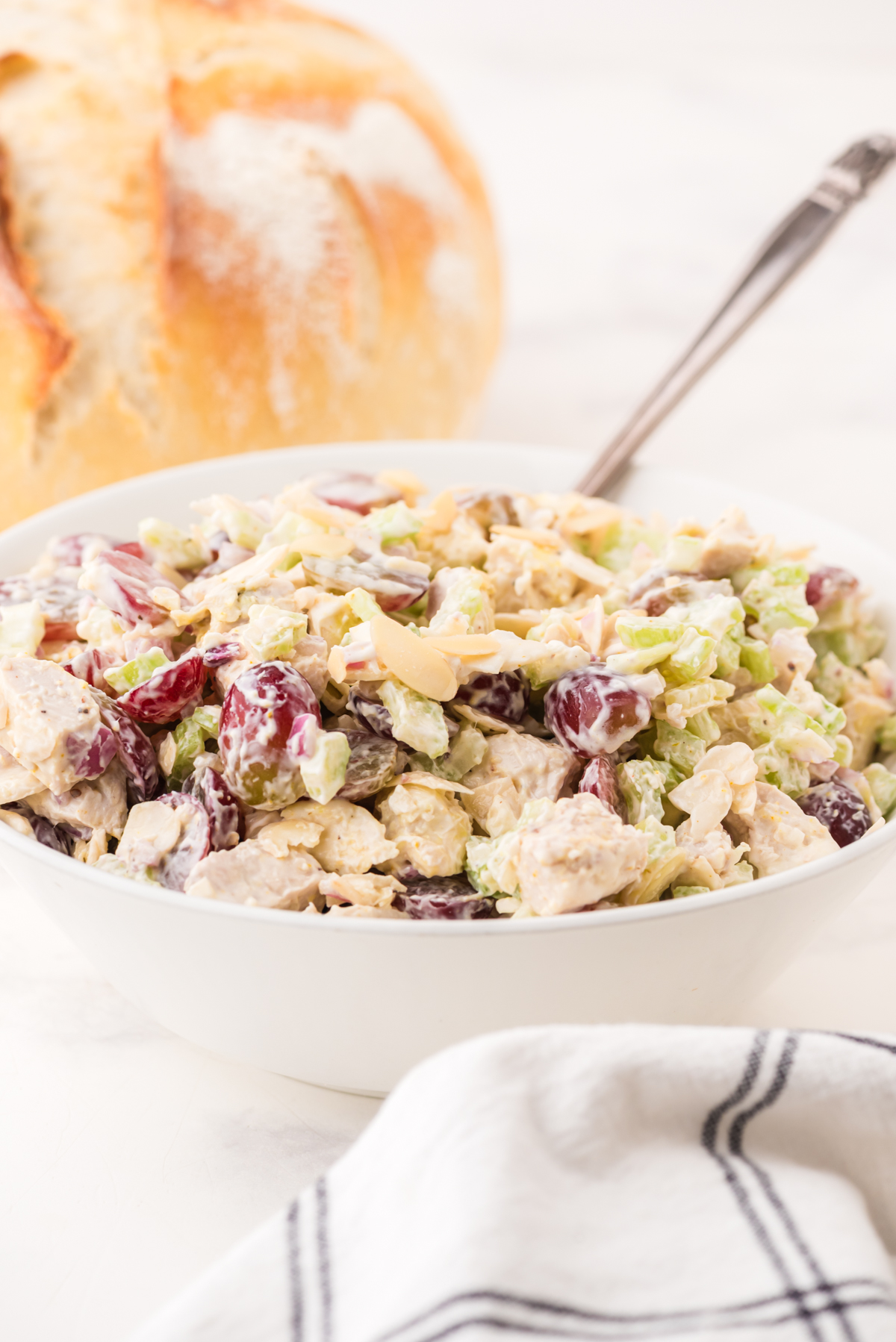 The Best Chicken Salad with Grapes and Almonds