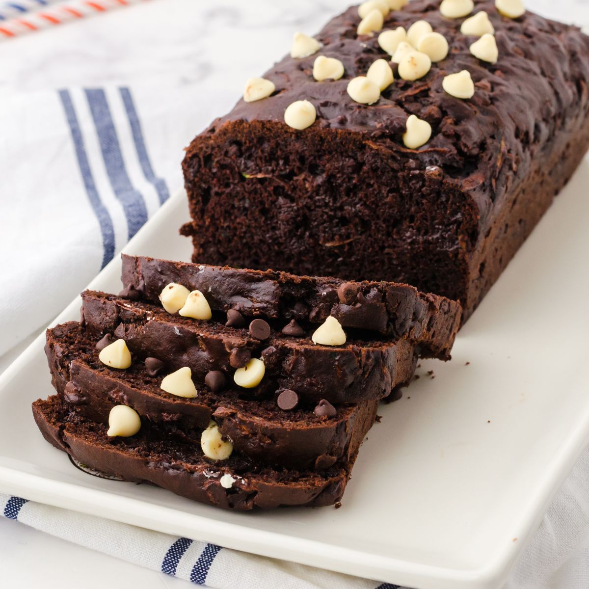 Rich Triple Chocolate Zucchini Loaf