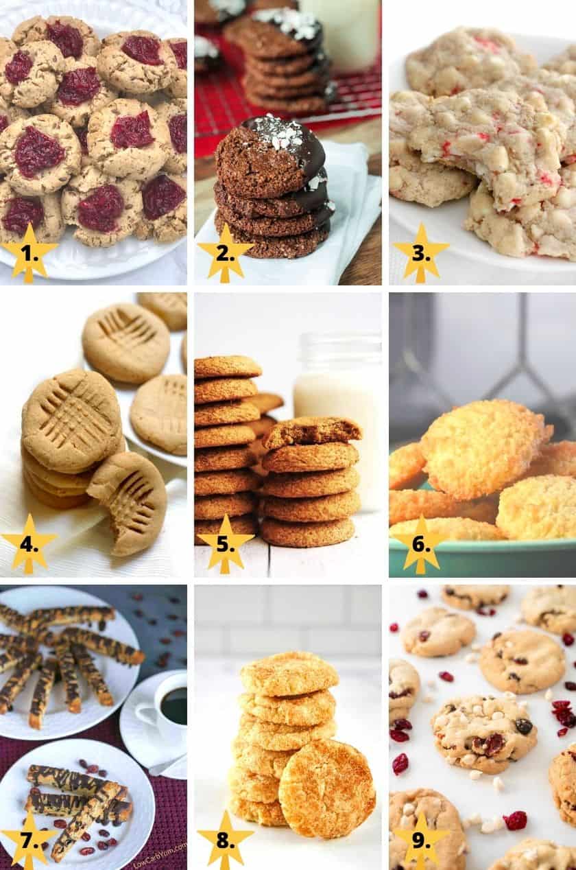 Pictures of gluten free & vegan Christmas cookies
