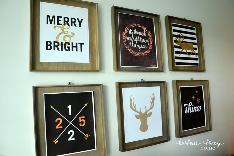 Farmhouse Christmas Decor in the Dining Room