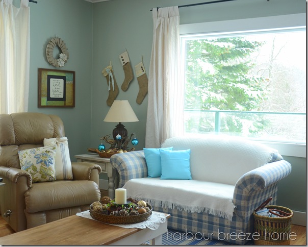living room stocking corner