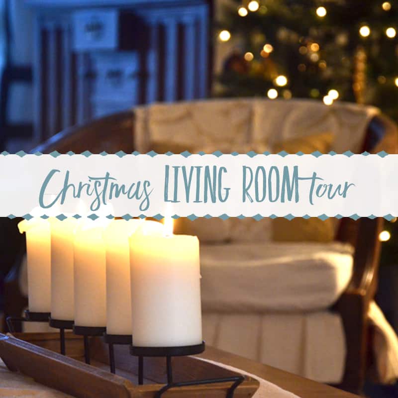 Our Festive Living Room Display
