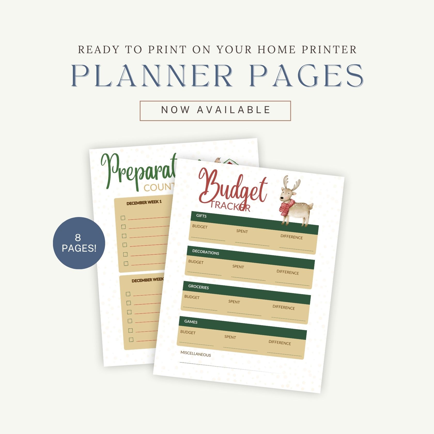 Say Goodbye to Holiday Overwhelm with a Free Christmas Planner!