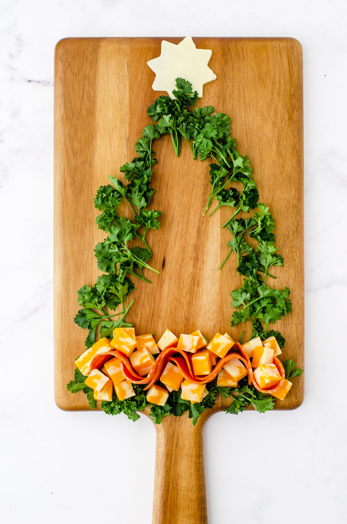 Easy Christmas Tree Charcuterie Board