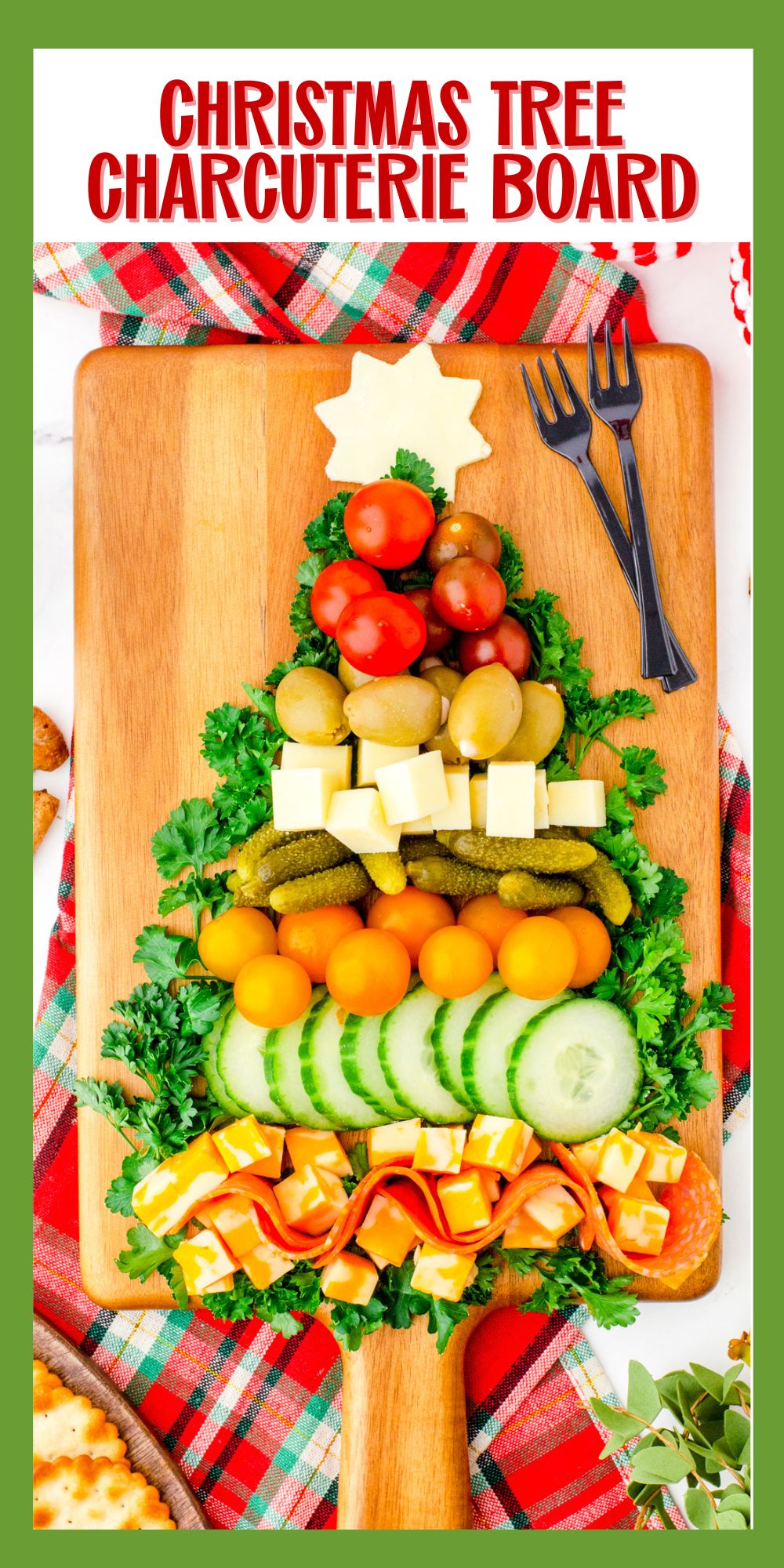 Easy Christmas Tree Charcuterie Board