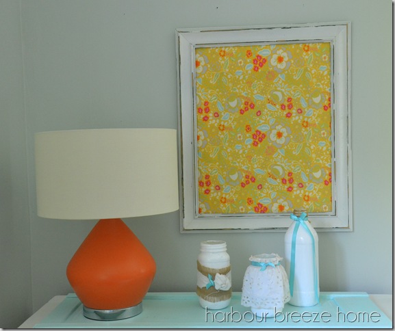 orange lamp arrangement