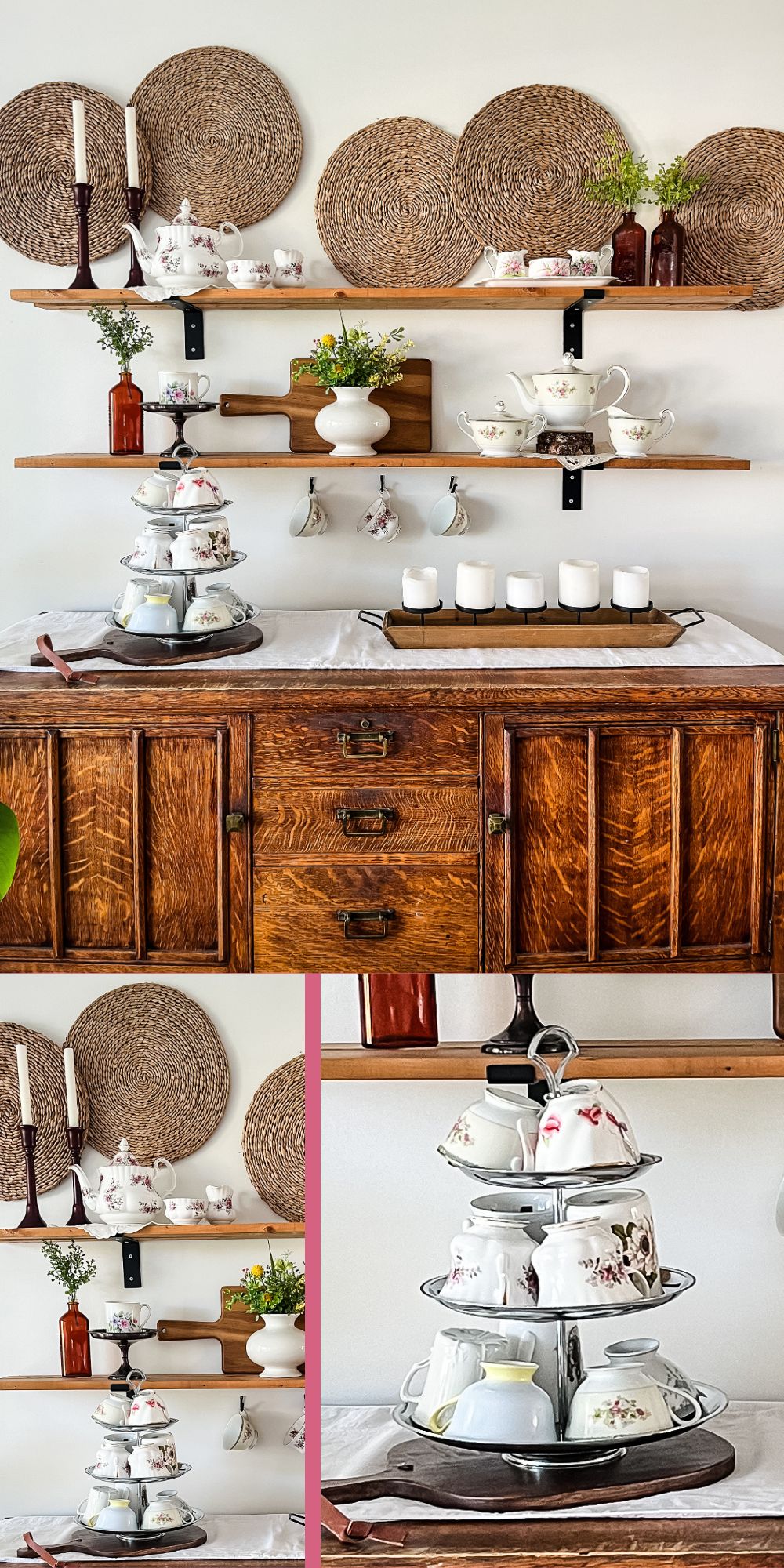 Easy English Cottage Decorating Ideas for the Living Room & Dining Room