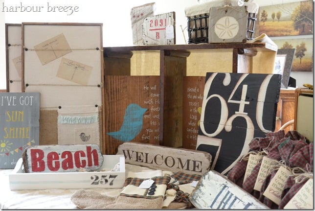 christmas craft fair display