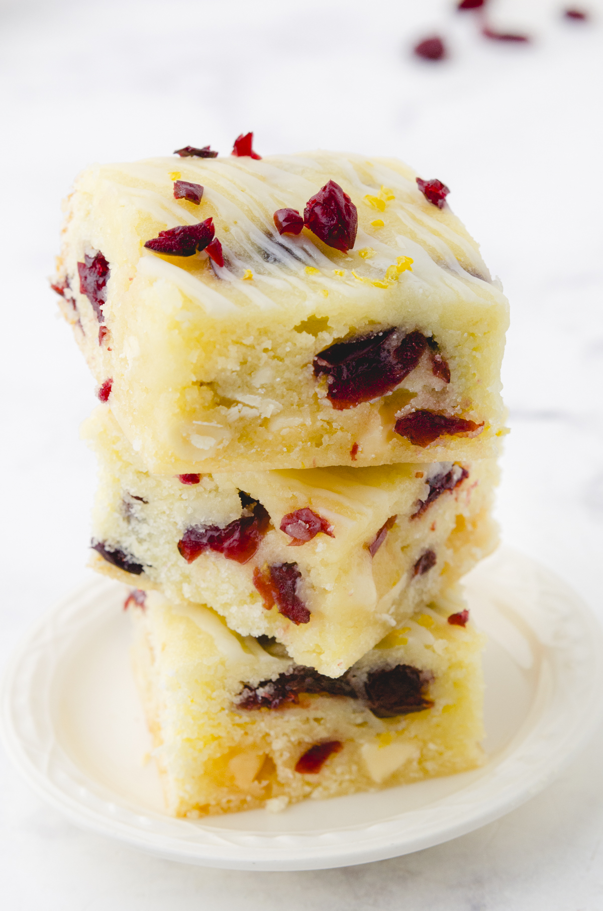 Cranberry Lemon Bars Recipe