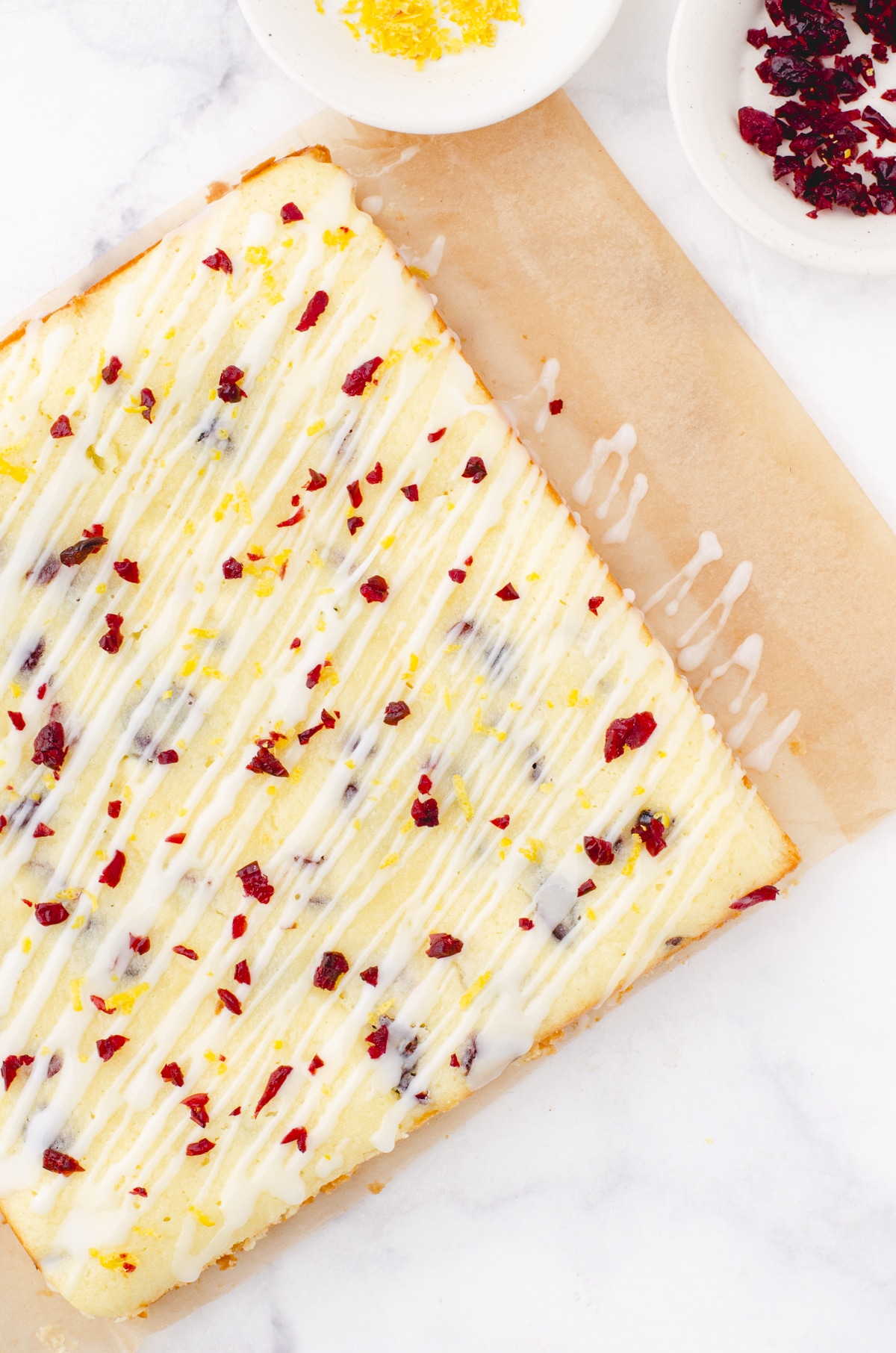 Cranberry Lemon Bars Recipe
