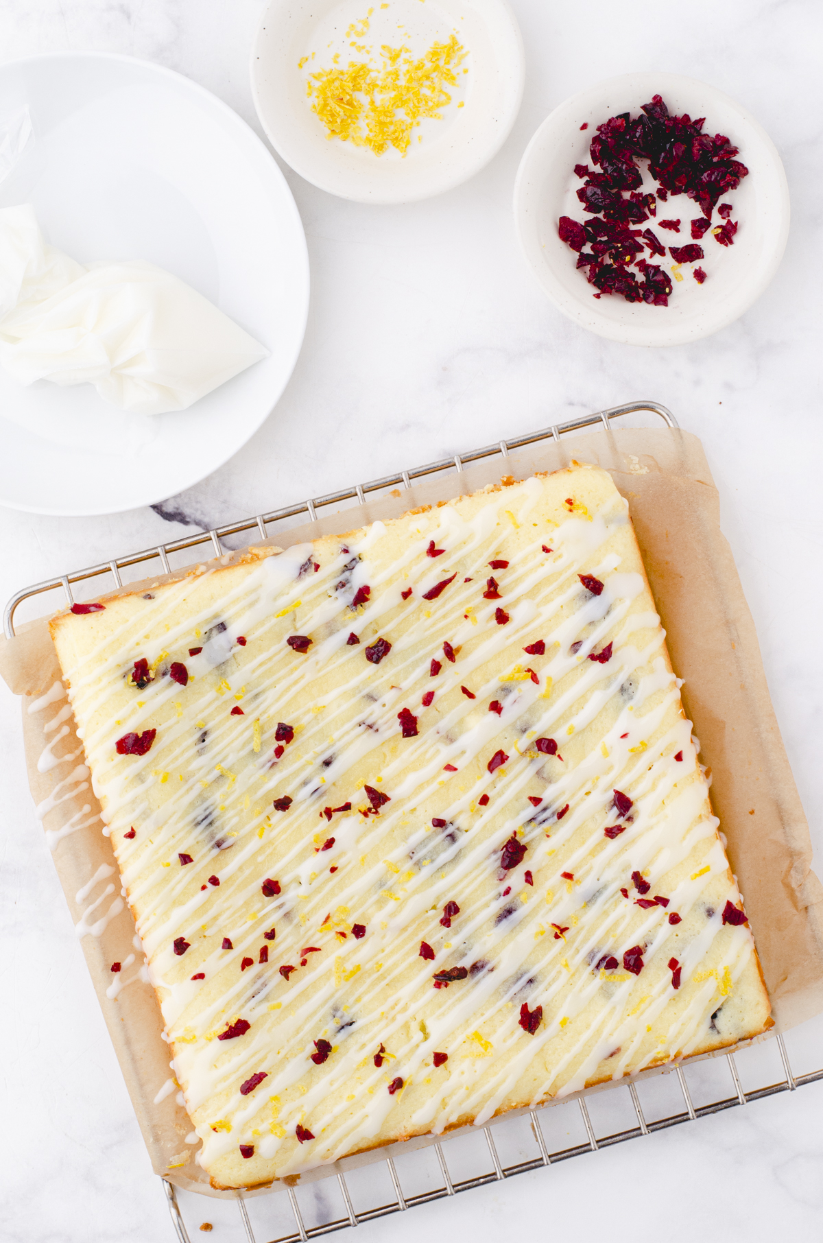 Cranberry Lemon Bars Recipe