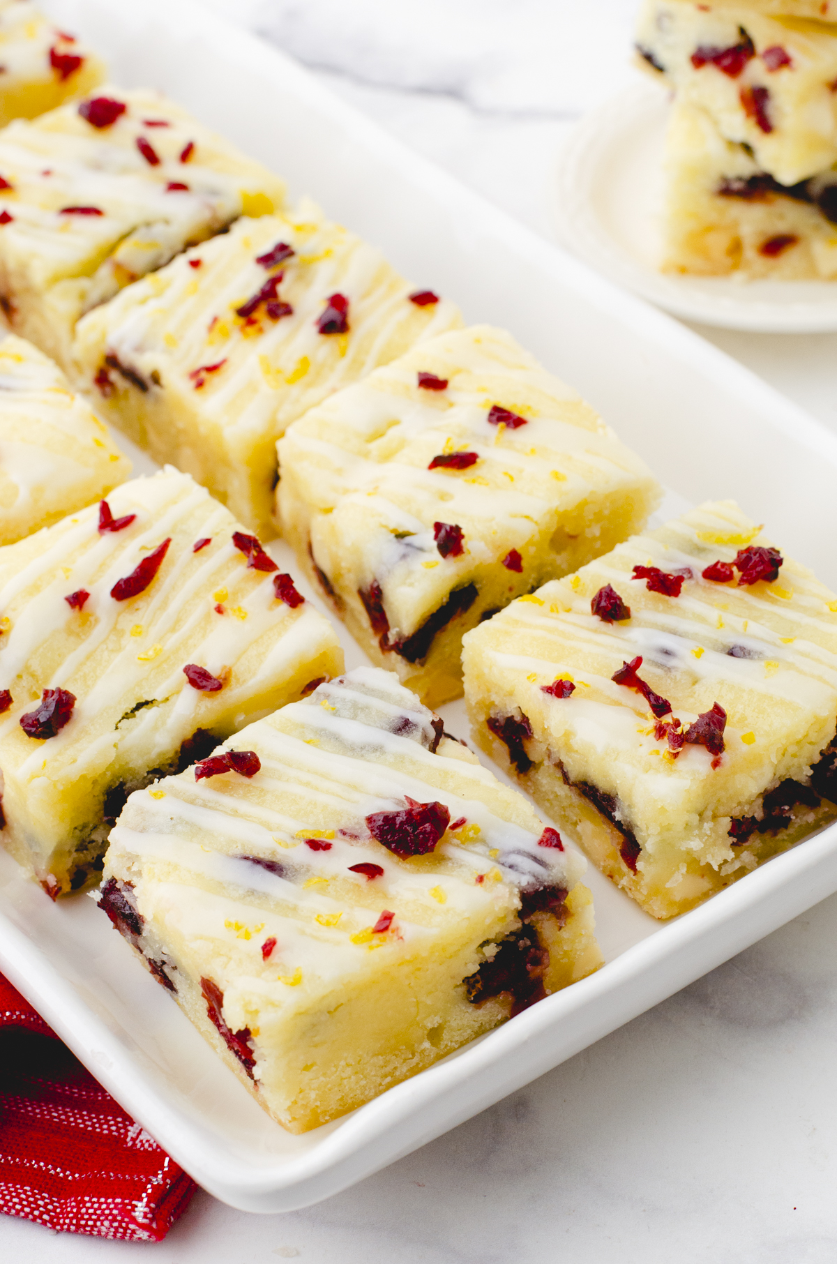 Cranberry Lemon Bars Recipe