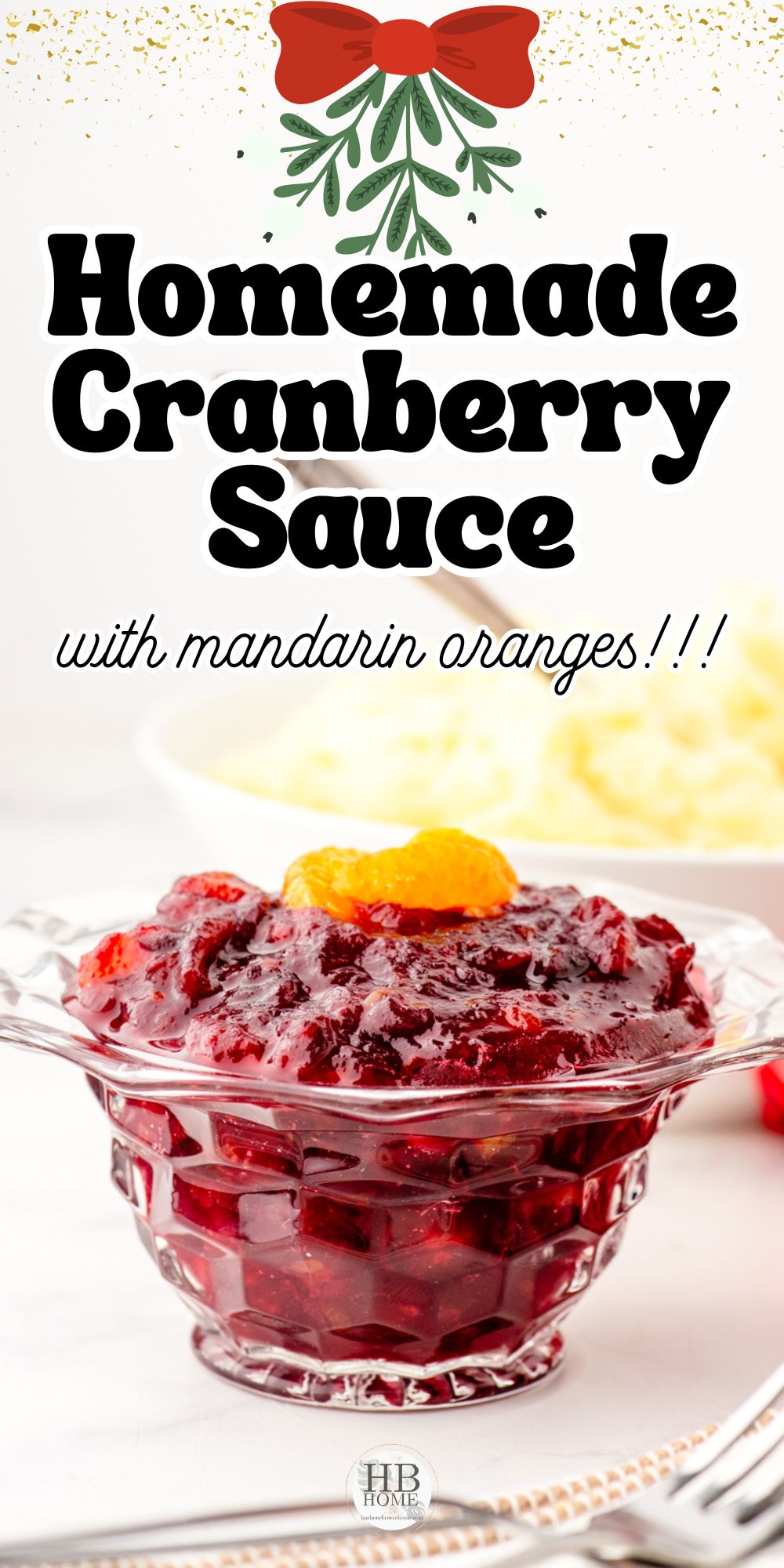 Cranberry Sauce with Mandarin Oranges (Easy 4-Ingredient Recipe)