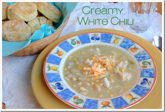 creamy white chili