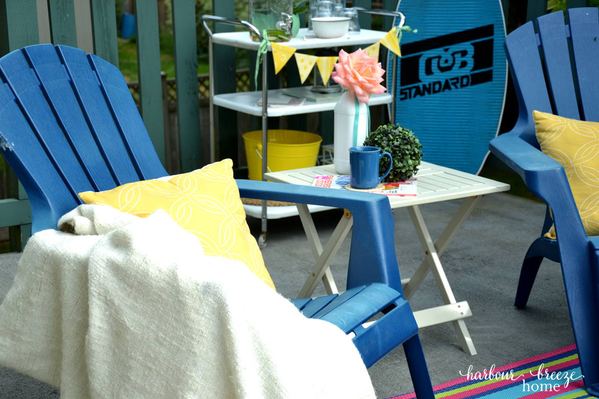 beach cottage inspired deck makeover