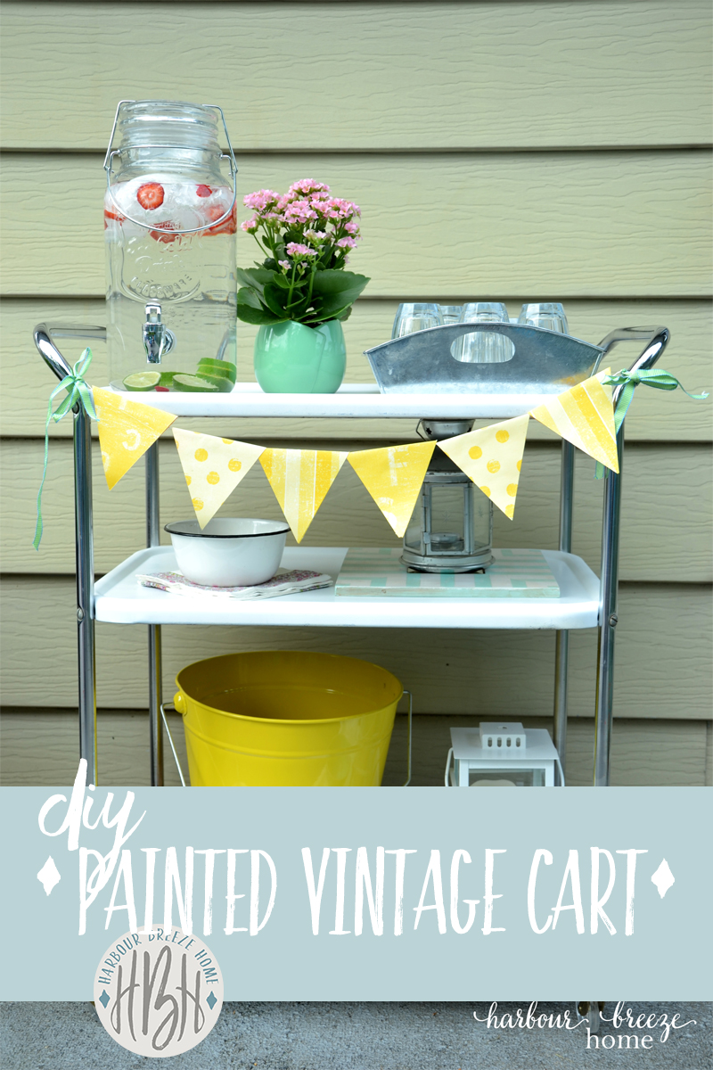 vintage cart makeover