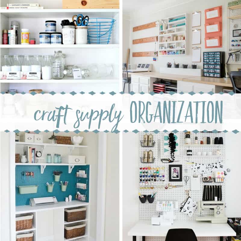 Stylish Ways to Organize Craft Materials