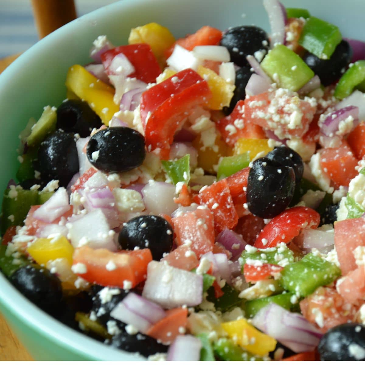 Simple Greek Salad for Weekly Meal Prep