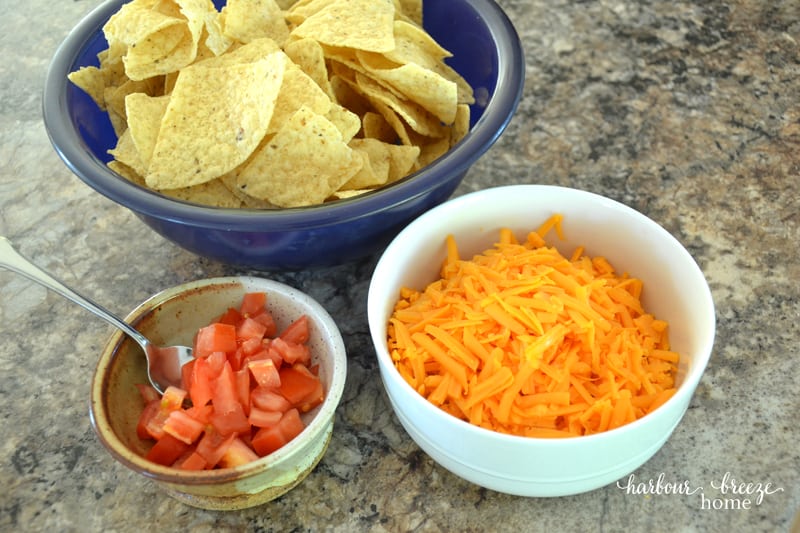 Taco Soup condiments