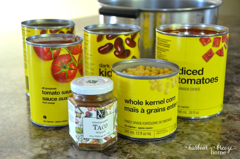 Taco Soup Ingredients