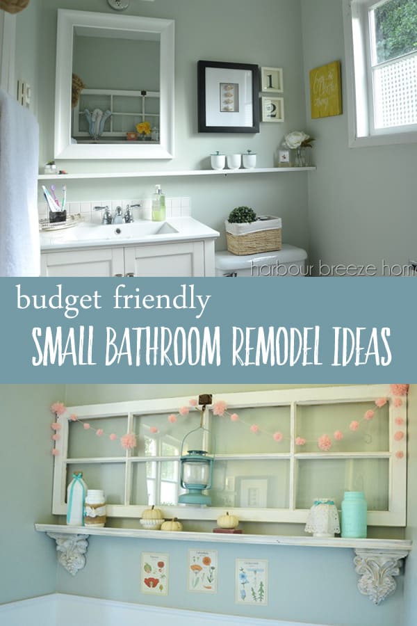 Farmhouse Style Budget Bathroom Remodel | Before and After