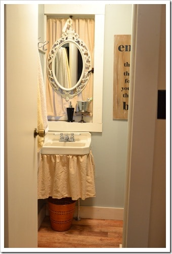 Farmhouse Style Budget Bathroom Remodel | Before and After