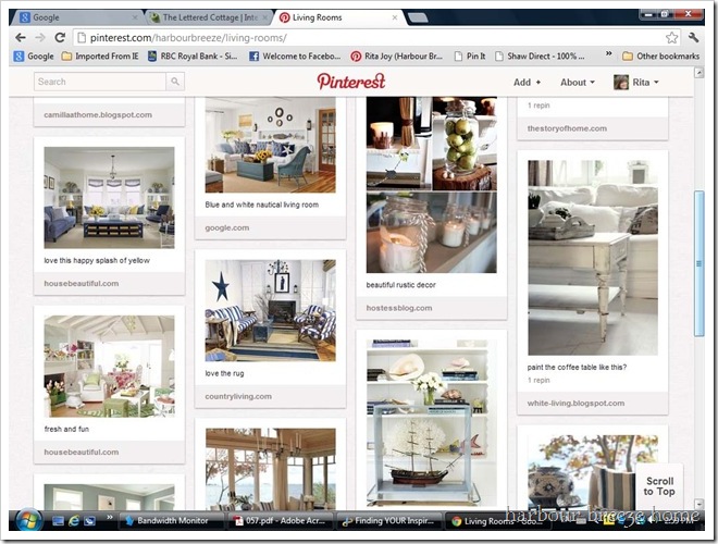 pinterest page