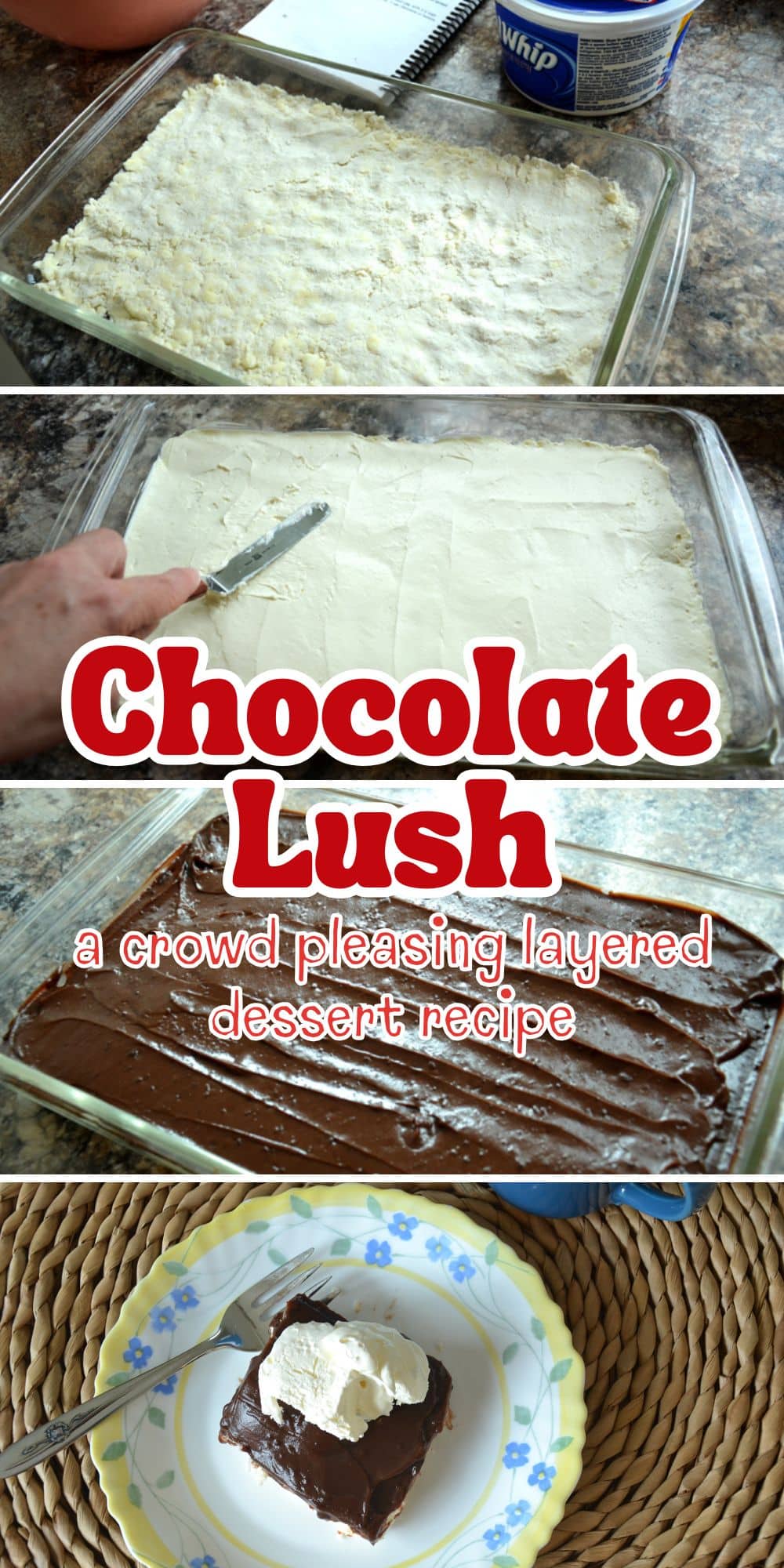 Old Fashioned Chocolate Lush Recipe (Delicious Dessert)
