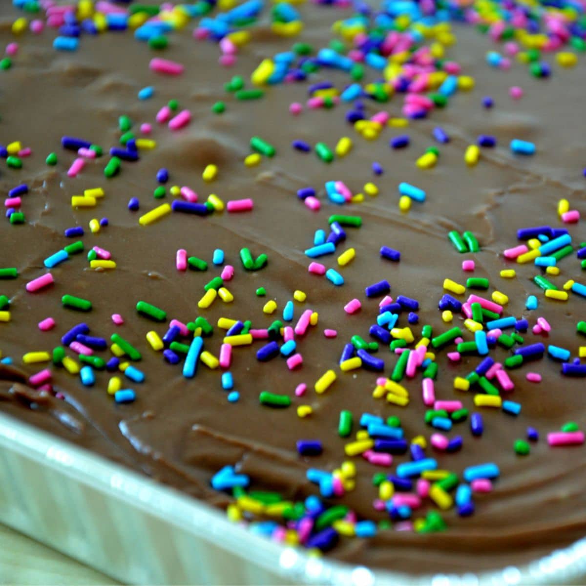 a pan of texas brownies