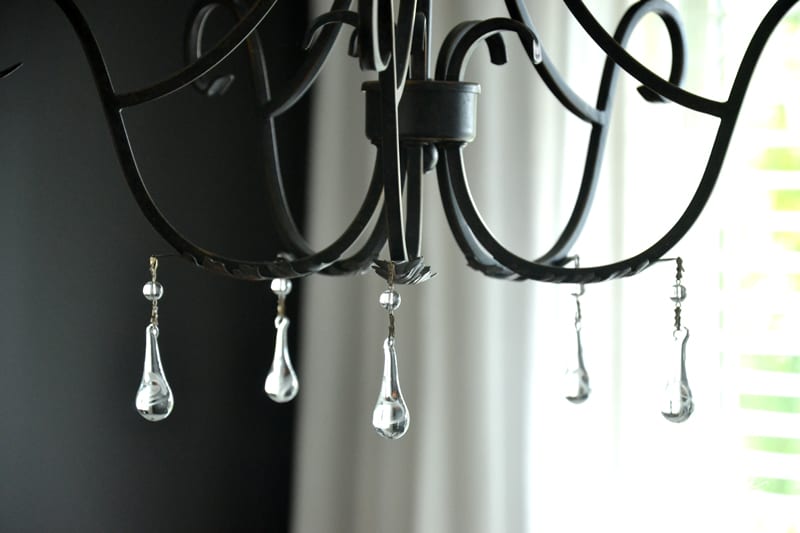Dining Room Feature Walls ~ Iron Mountain by Benjamin Moore