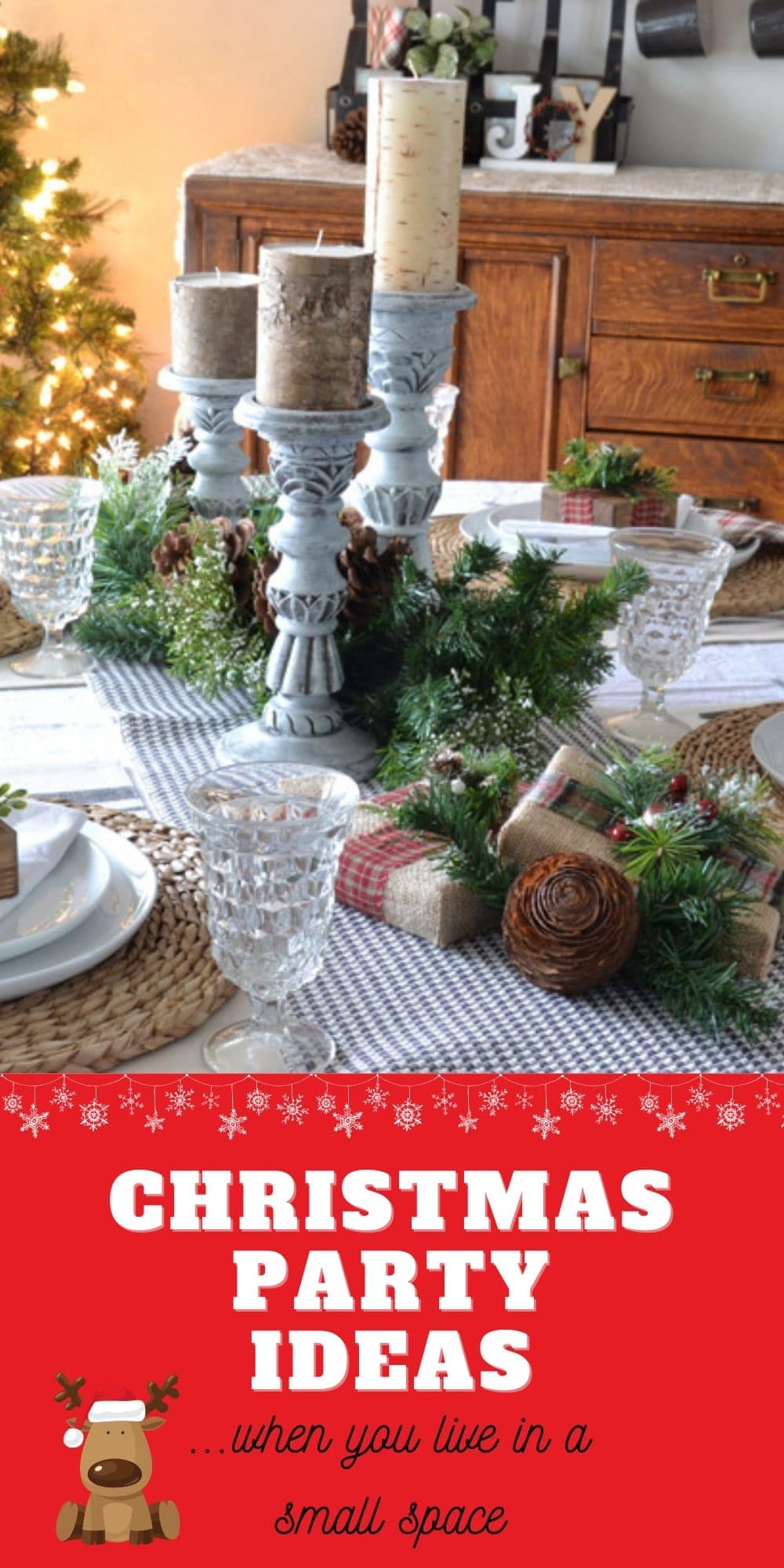 Christmas party ideas when you live in a small apartment