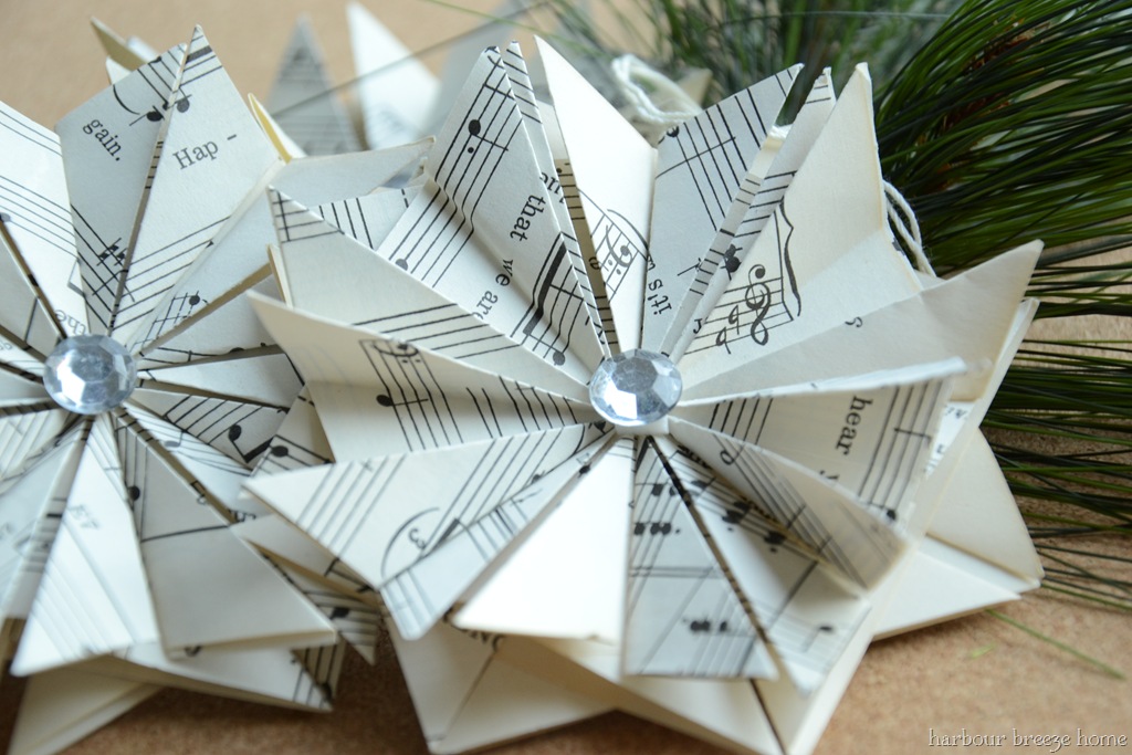 Crafting Star Ornaments from Old Books
