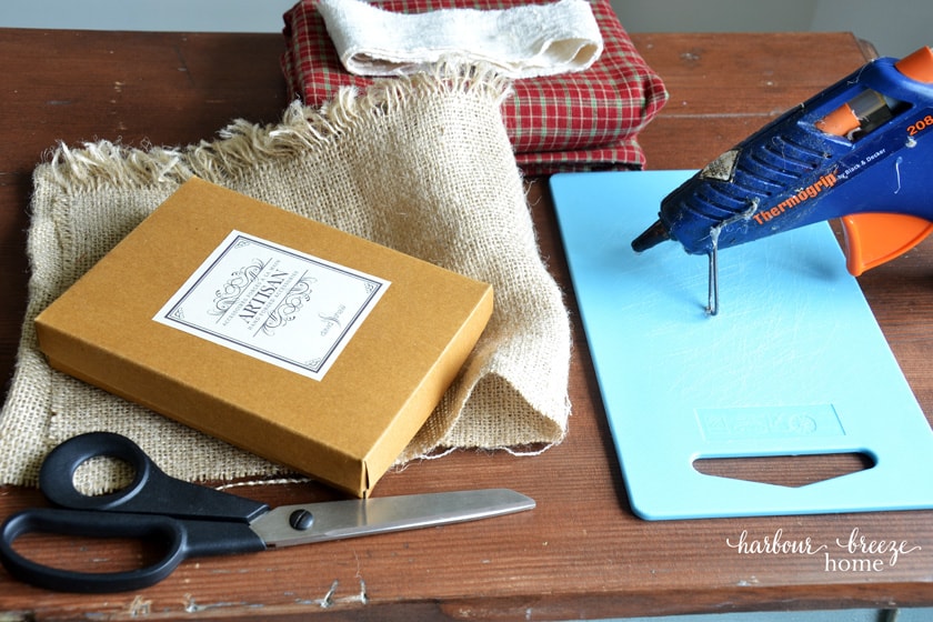 DIY Christmas Decor | Burlap Wrapped Gifts