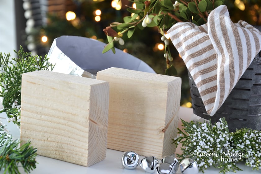 wood blocks and aluminum tape used for project
