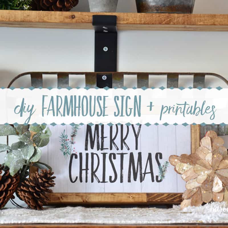 Easy No-Paint Farmhouse Sign Craft