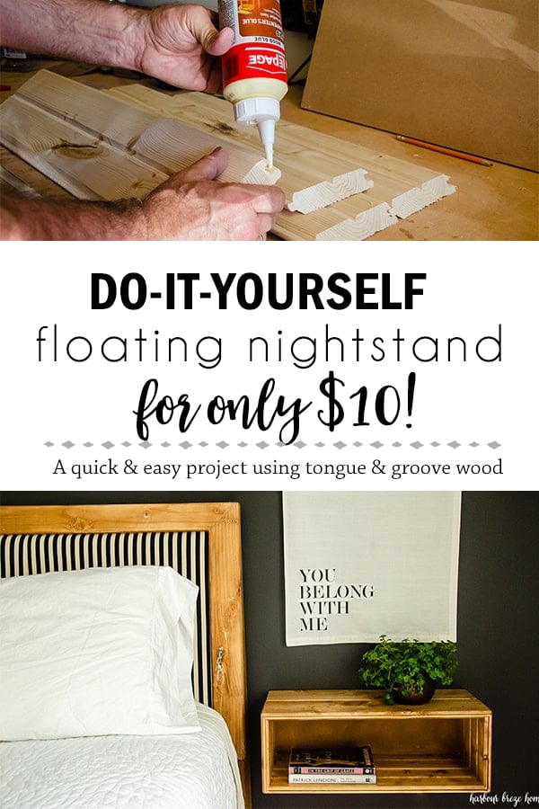 How to Build DIY Floating Bedside Tables in Just a Few Hours