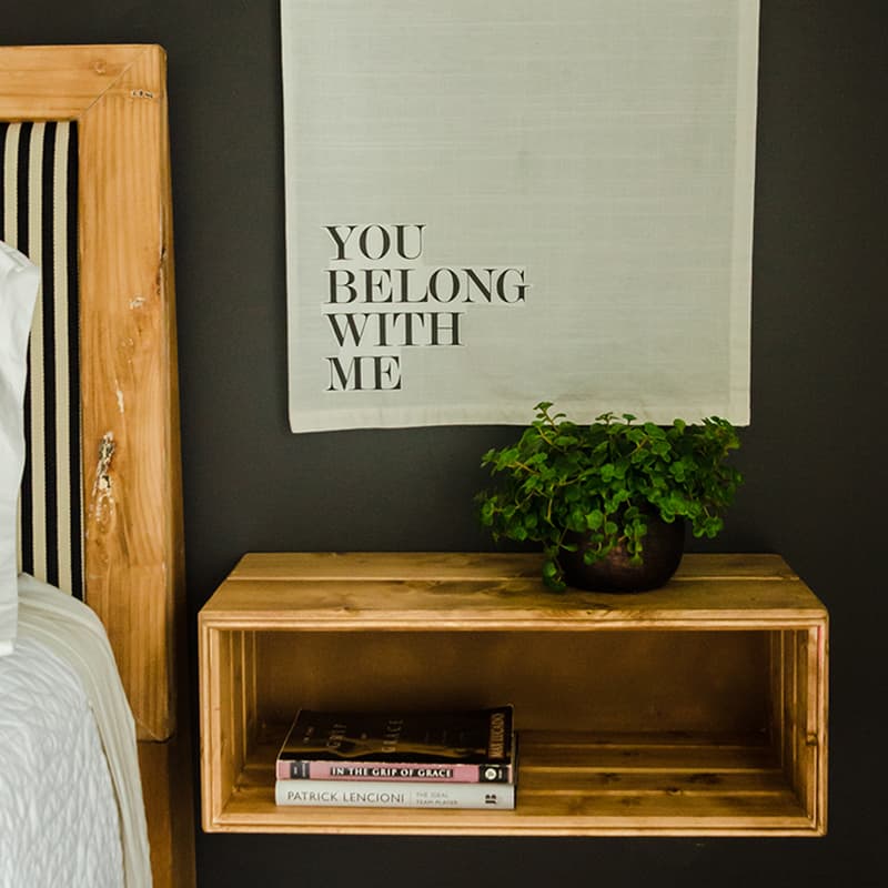 Simple Floating Nightstands You Can Build Quickly