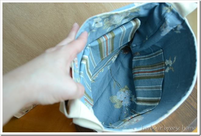 inside of bag