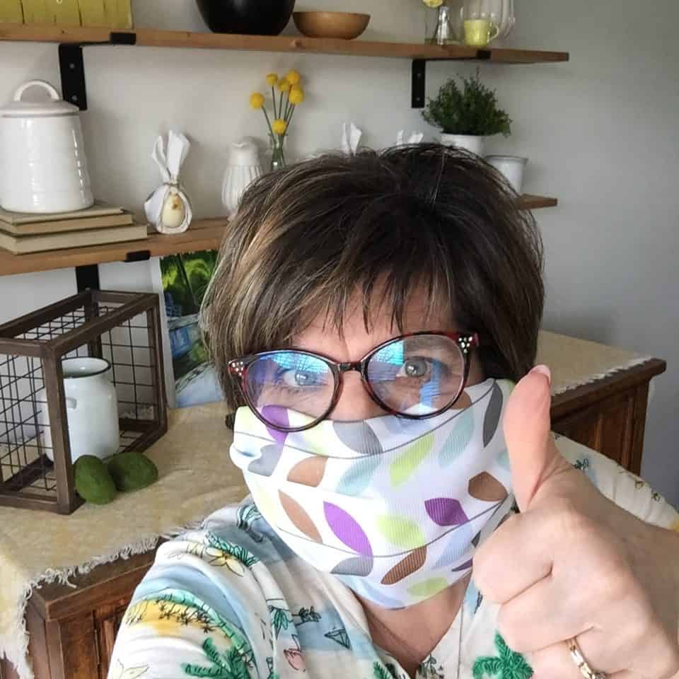 Simple No-Sew Face Mask with Norwex Cloth
