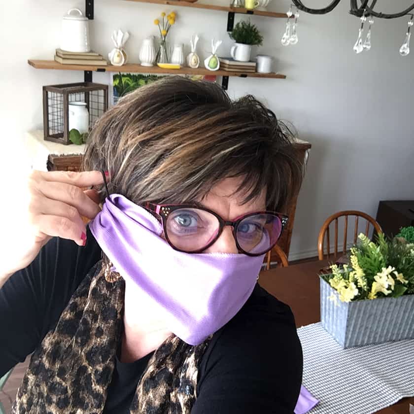 DIY Single Layer No Sew Norwex Face Masks