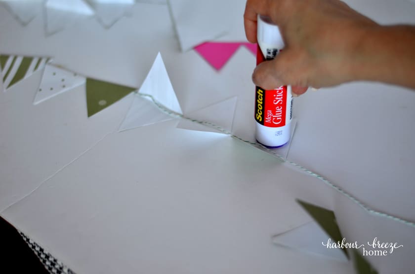 DIY Paper Triangle Bunting Banner