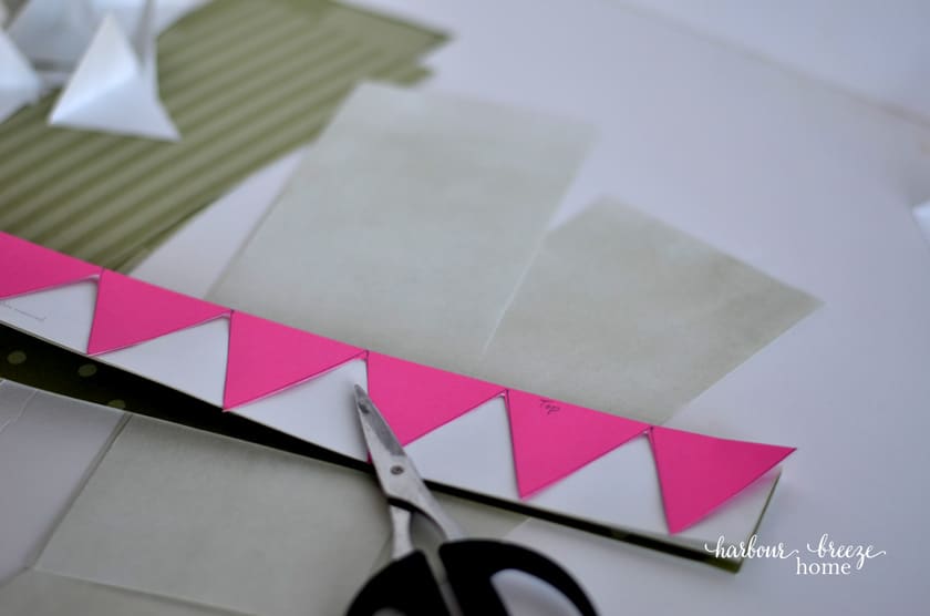 DIY Paper Triangle Bunting Banner