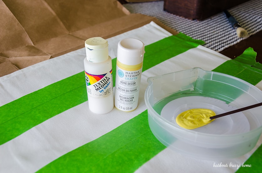 How To Make a DIY Striped Pillow Quick!
