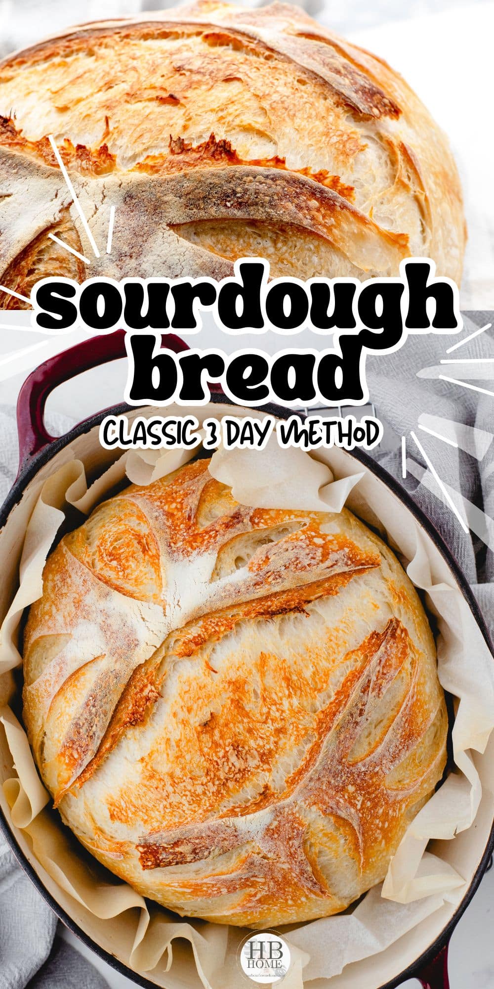 Dutch Oven Sourdough Bread Recipe – 3-Day Method with Starter