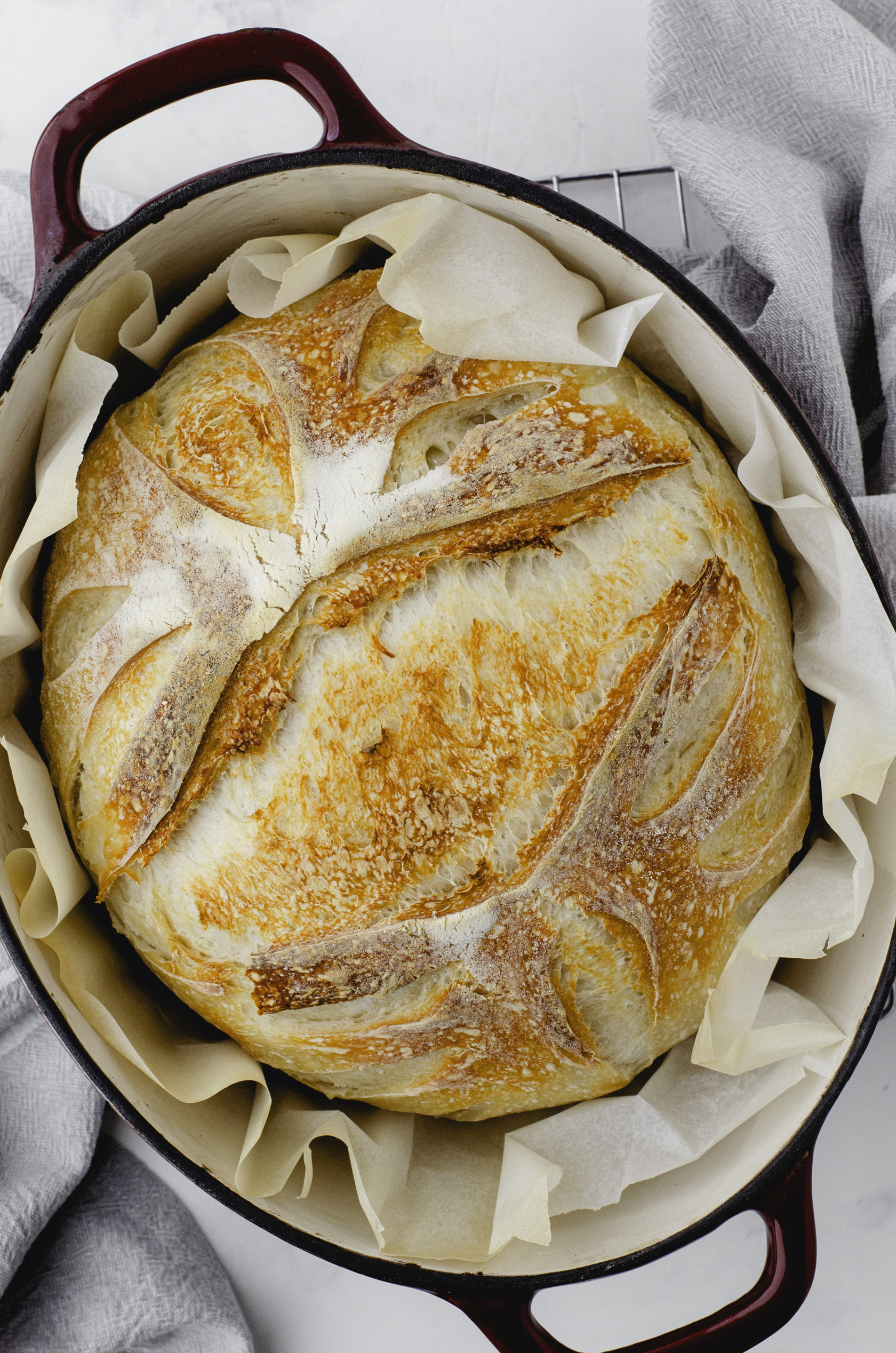 Dutch Oven Sourdough Bread Recipe – 3-Day Method with Starter