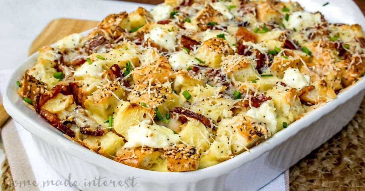 Image for Everything Bagel Make Ahead Breakfast Casserole