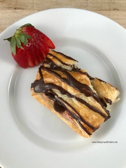 Image for Chocolate Strawberry Cream Cheese Breakfast Braid