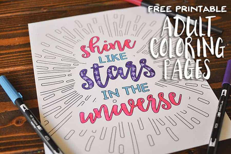 Image for Free Printable Adult Coloring Pages - Hymns & Scripture