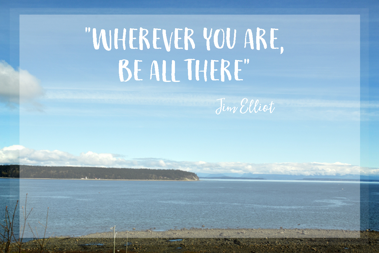 Embracing the simplicity of life in the "in between" phase of transition to a new home.