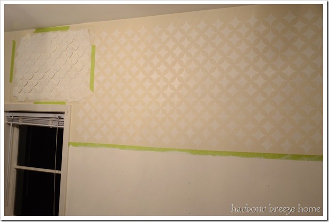stenciled walls